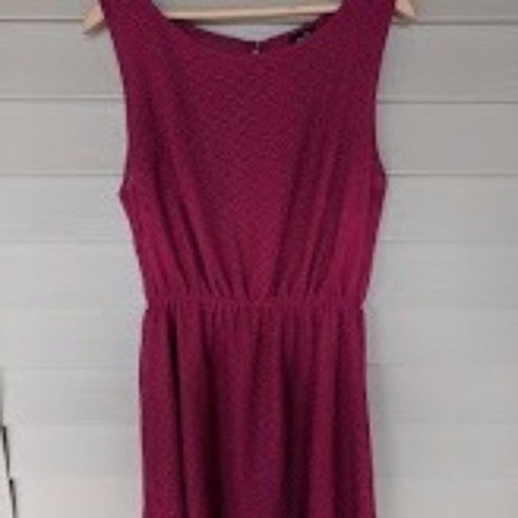 Rue 21 Women's Lace Marron Hi Low Dress - Picture 2 of 4